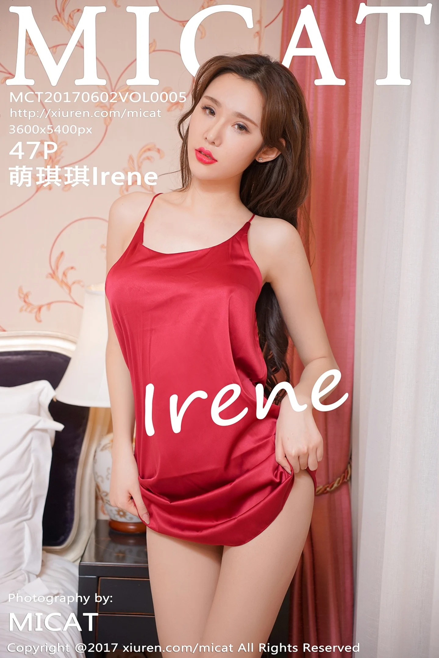 [MICAT猫萌榜]Vol.005_女神萌琪琪Irene居家私房内衣丝袜系列秀豪乳翘臀诱惑写真47P-秀人网 - XiuRen.Pro